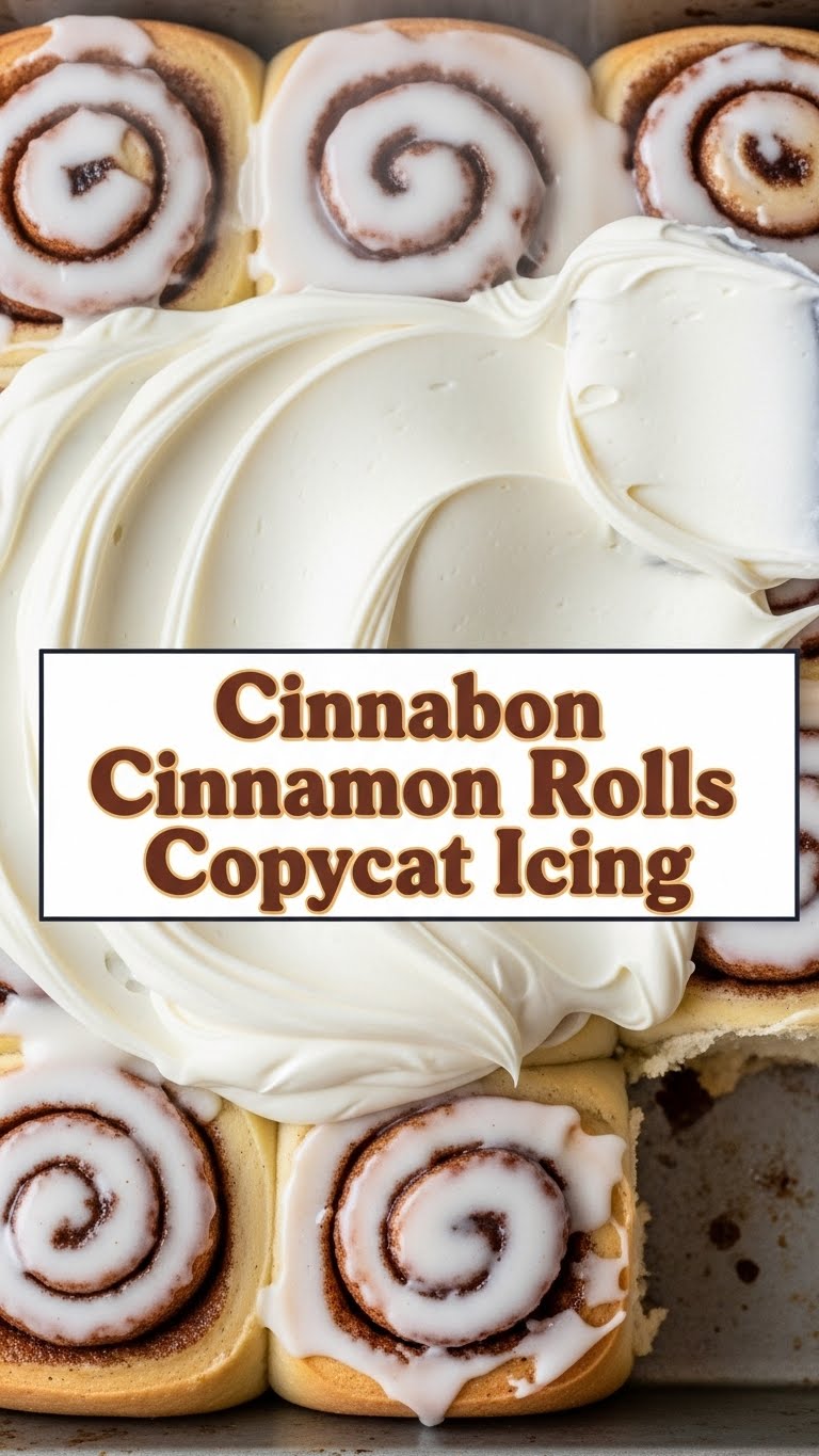 Cinnabon Cinnamon Rolls Copycat Icing
