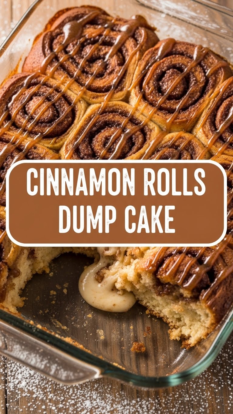 Cinnamon Rolls Dump Cake