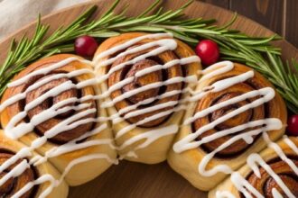 Wreath Cinnamon Rolls