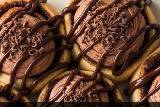 Chocolate Frosted Cinnamon Rolls