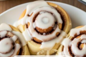 Maple Bacon Cinnamon Rolls