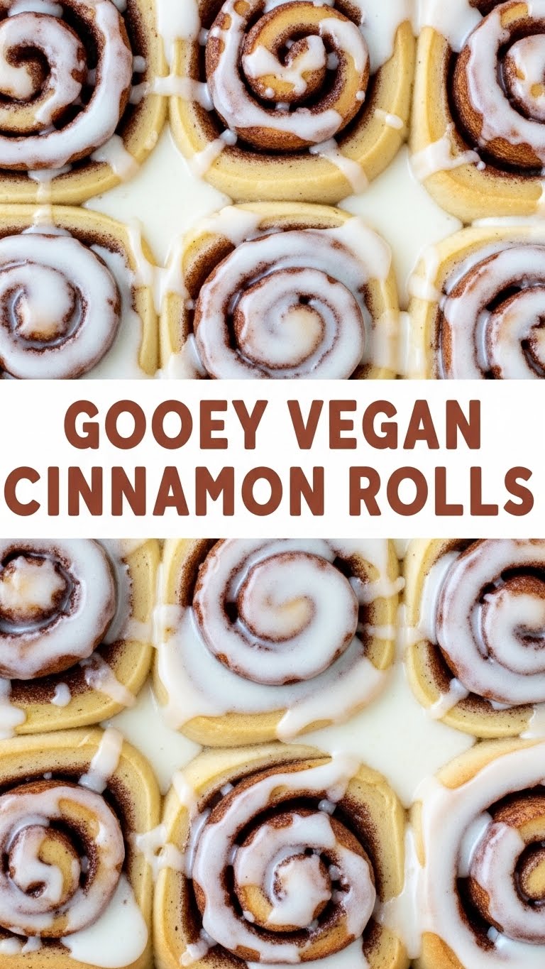 Gooey Vegan Cinnamon Rolls