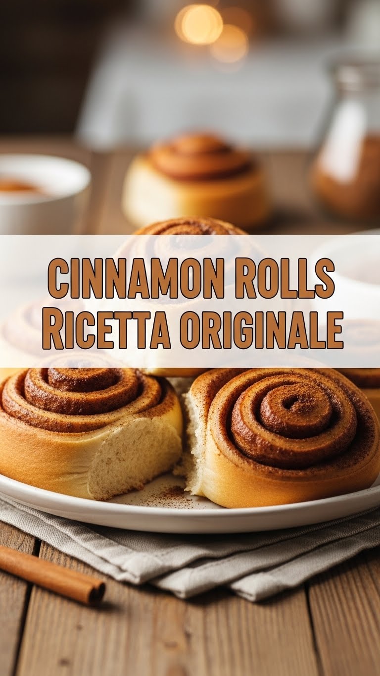 Cinnamon Rolls Ricetta Originale
