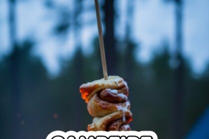 Campfire Cinnamon Rolls On A Stick