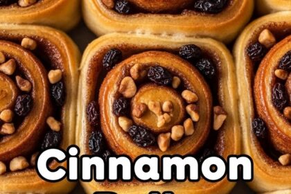 Cinnamon Rolls With Nuts And Raisins