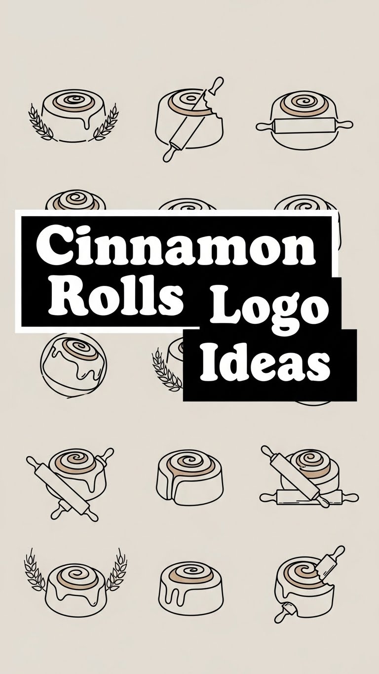 Cinnamon Rolls Logo Ideas