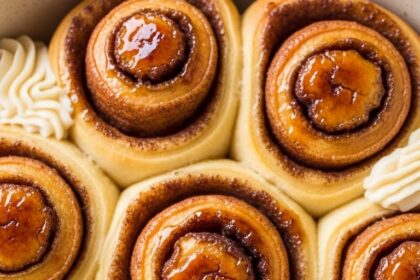 Creme Brulee Cinnamon Rolls