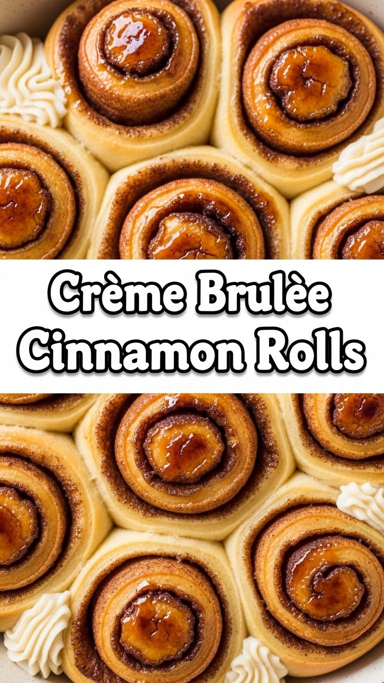 Creme Brulee Cinnamon Rolls