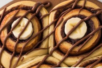 Banana Nutella Cinnamon Rolls