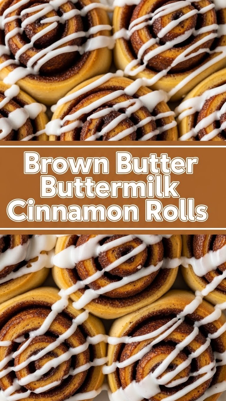 Brown Butter Buttermilk Cinnamon Rolls