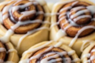 Cinnamon Rolls With Sweet Condensed Milk