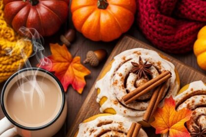 Pumpkin Cinnamon Rolls Aesthetic