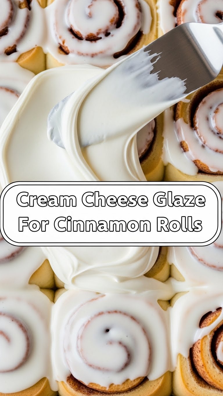 Cream Cheese Glaze For Cinnamon Rolls
