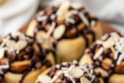 Almond Joy Cinnamon Rolls