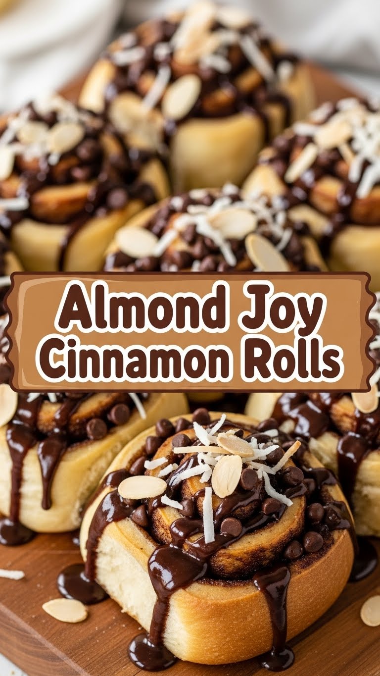 Almond Joy Cinnamon Rolls