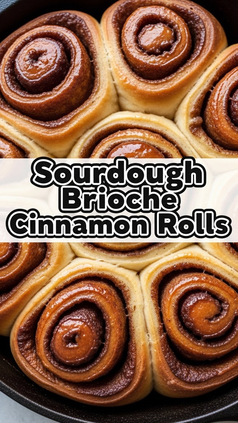 Sourdough Brioche Cinnamon Rolls