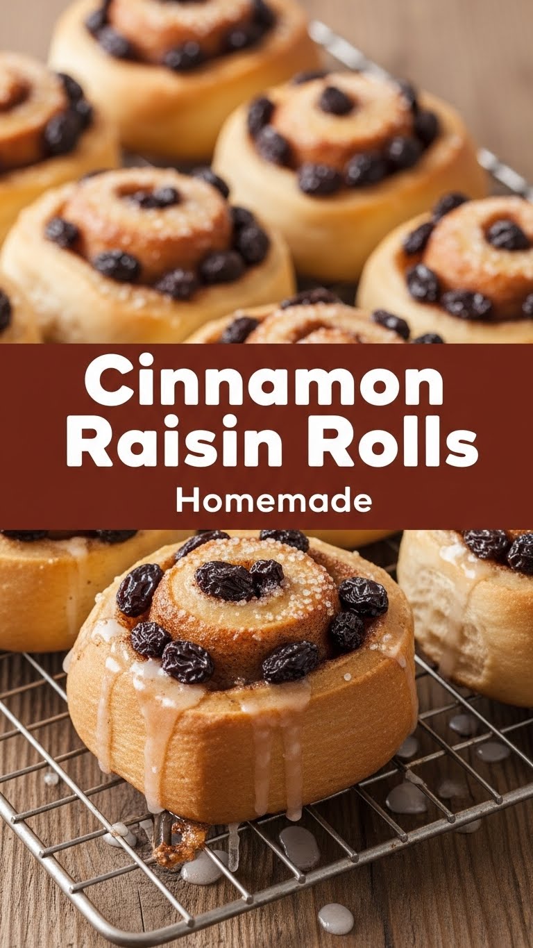 Cinnamon Raisin Rolls Homemade
