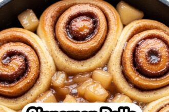 Cinnamon Rolls And Apple Pie Filling Dessert