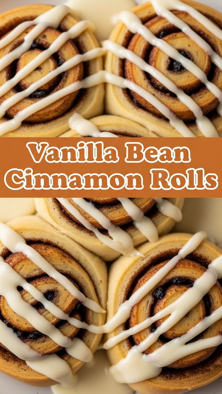 Vanilla Bean Cinnamon Rolls
