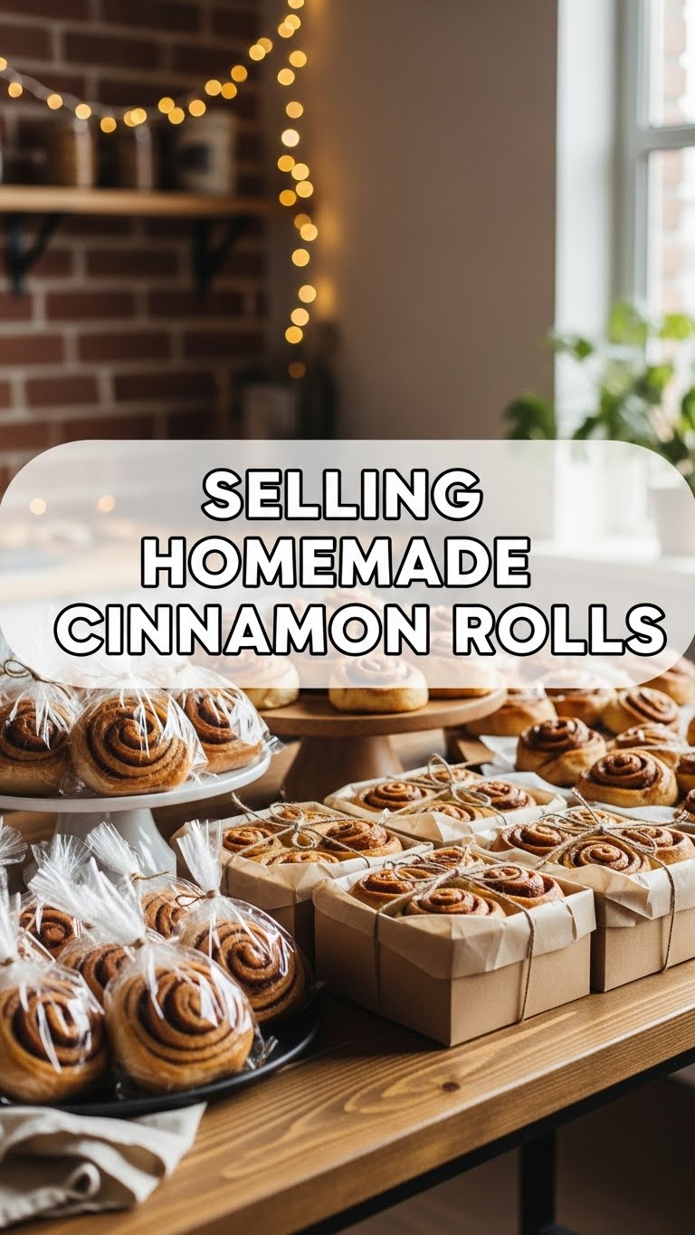 Selling Homemade Cinnamon Rolls