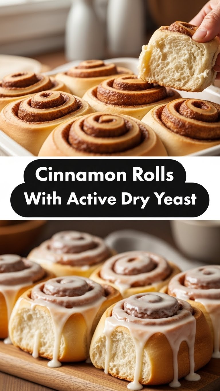Cinnamon Rolls With Active Dry Yeast