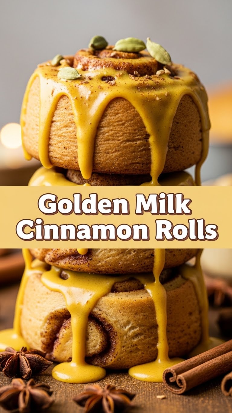 Golden Milk Cinnamon Rolls