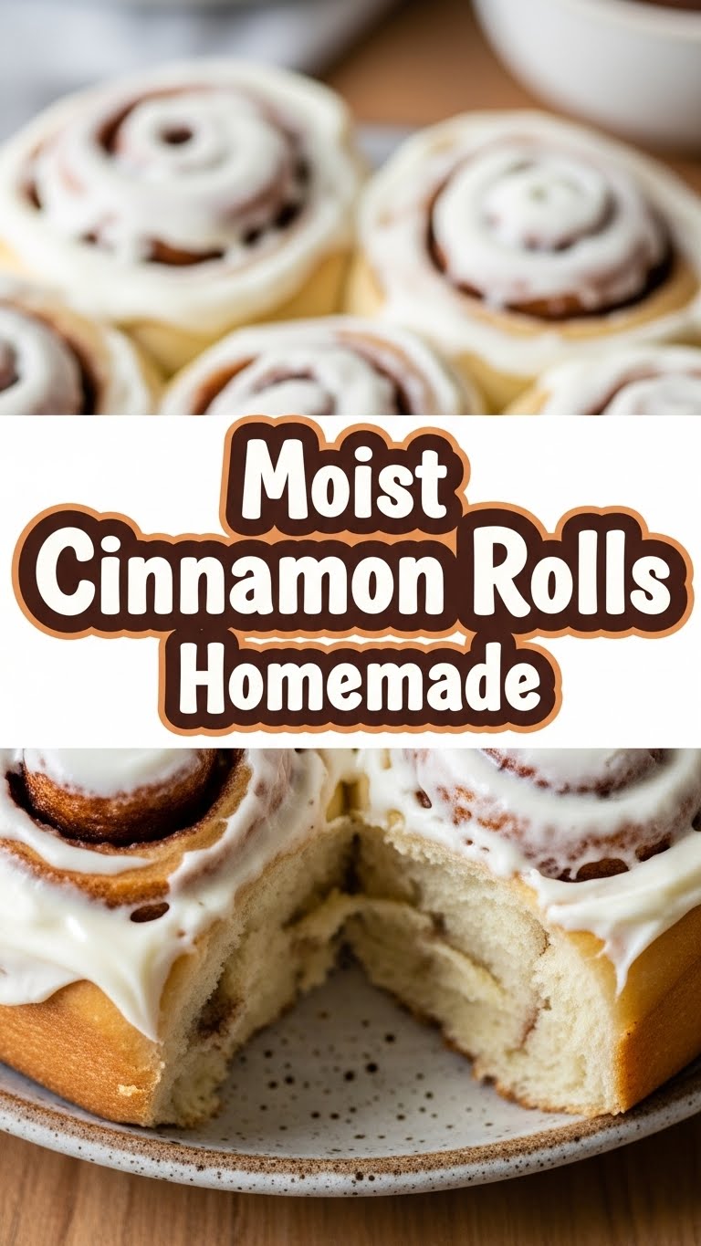 Moist Cinnamon Rolls Homemade