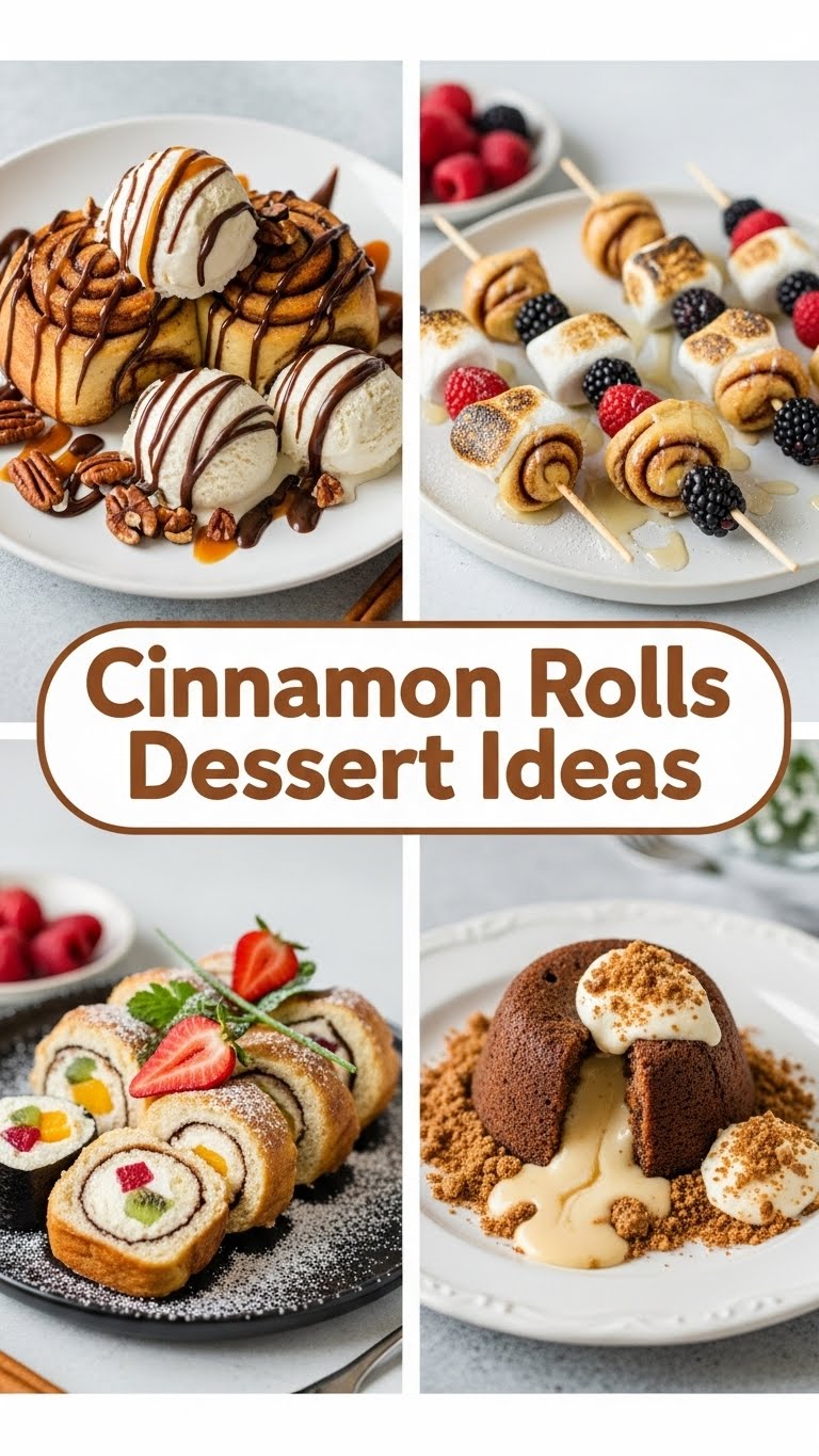 Cinnamon Rolls Dessert Ideas