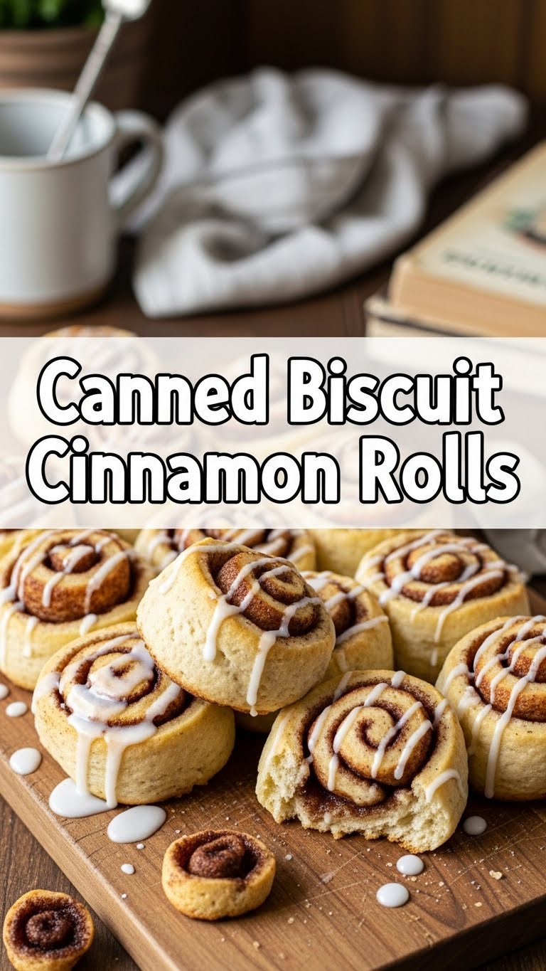Canned Biscuit Cinnamon Rolls