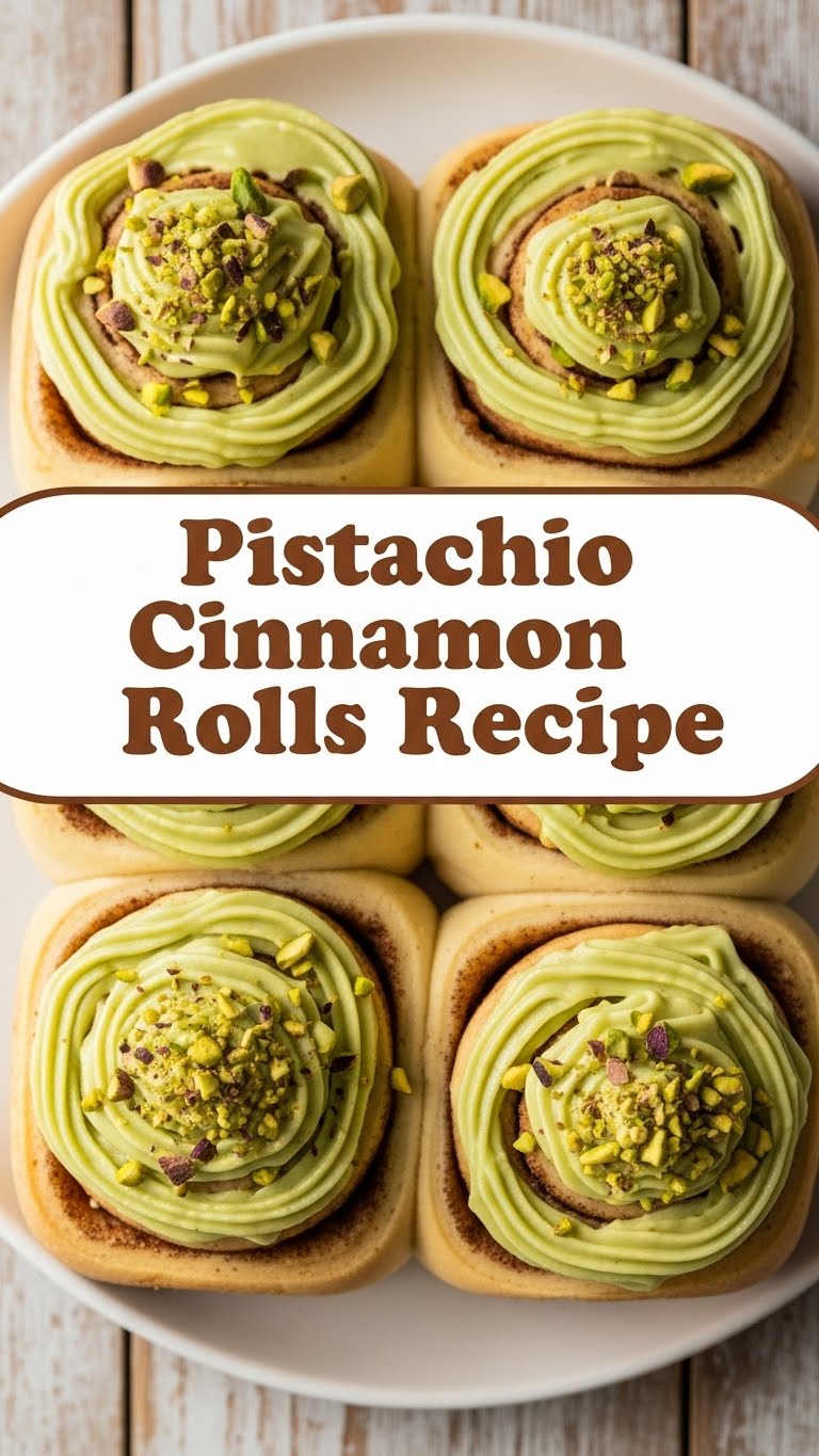 Pistachio Cinnamon Rolls Recipe