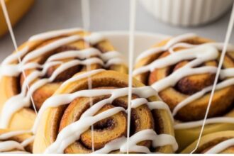 Icing Cinnamon Rolls