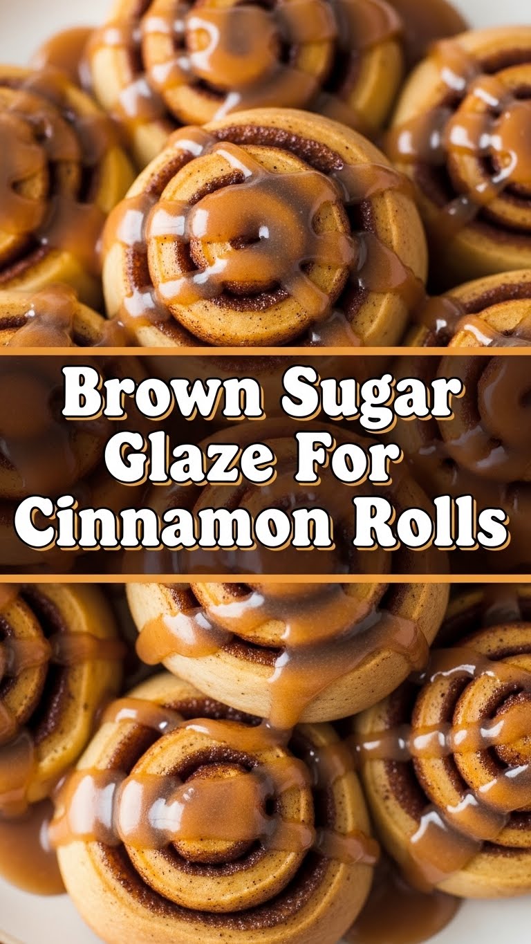 Brown Sugar Glaze For Cinnamon Rolls