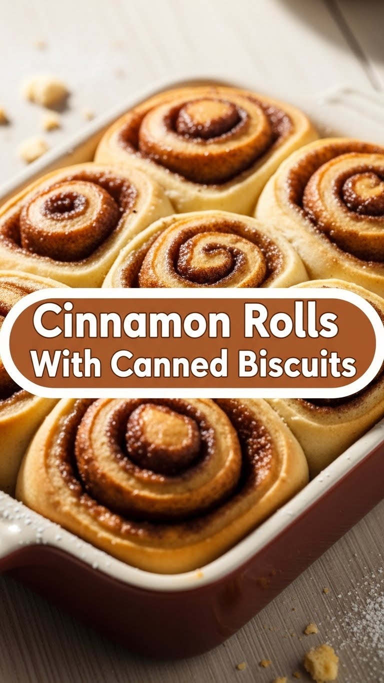 Cinnamon Rolls With Canned Biscuits