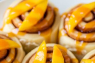 Mango Cinnamon Rolls