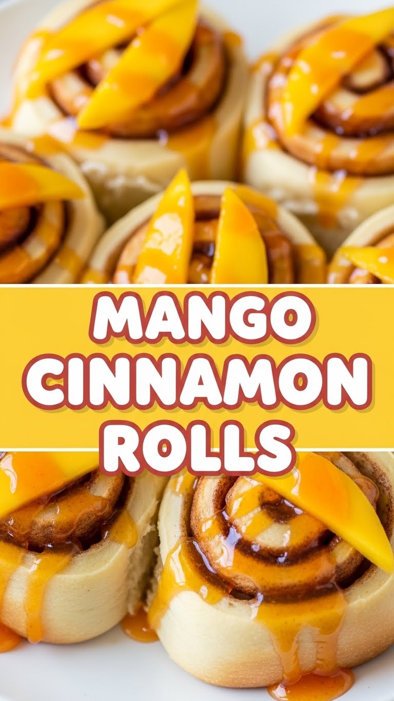 Mango Cinnamon Rolls