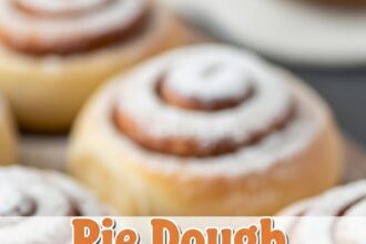 Pie Dough Cinnamon Rolls