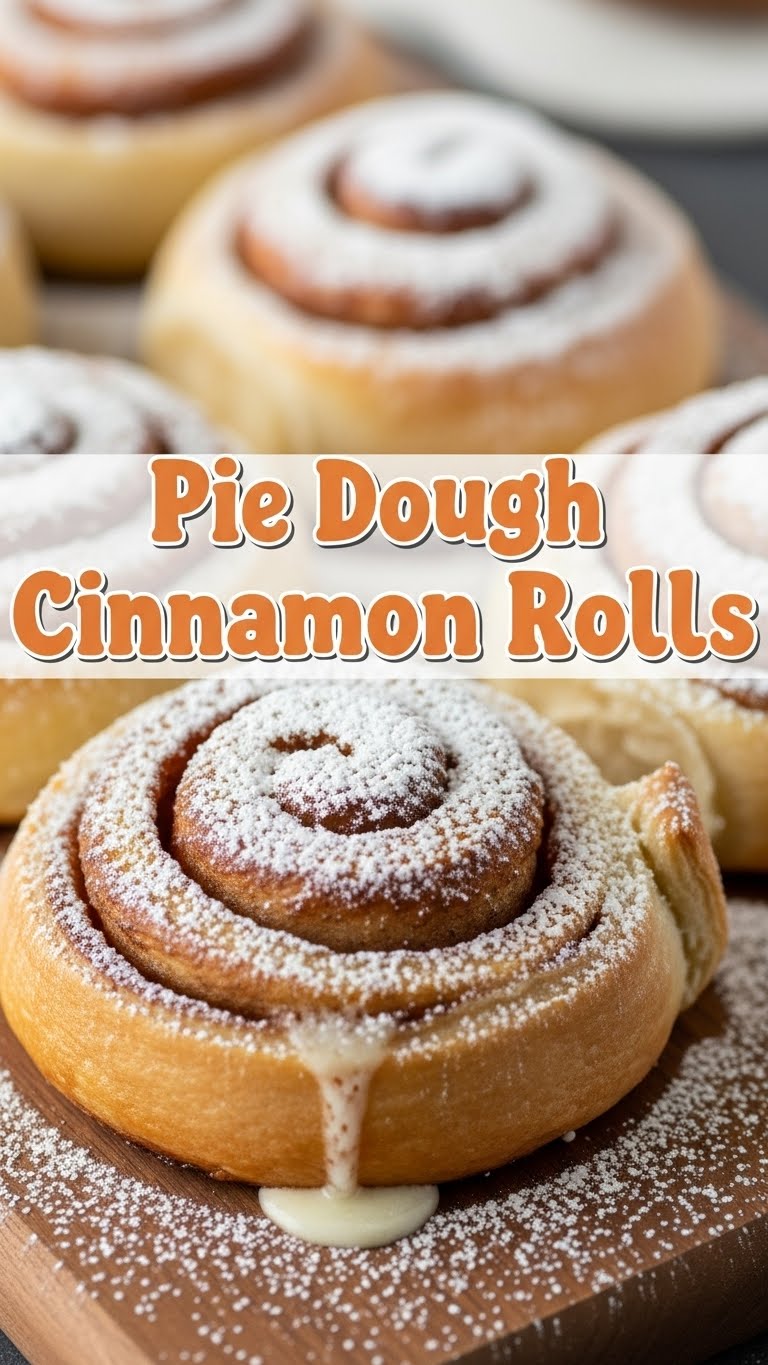 Pie Dough Cinnamon Rolls