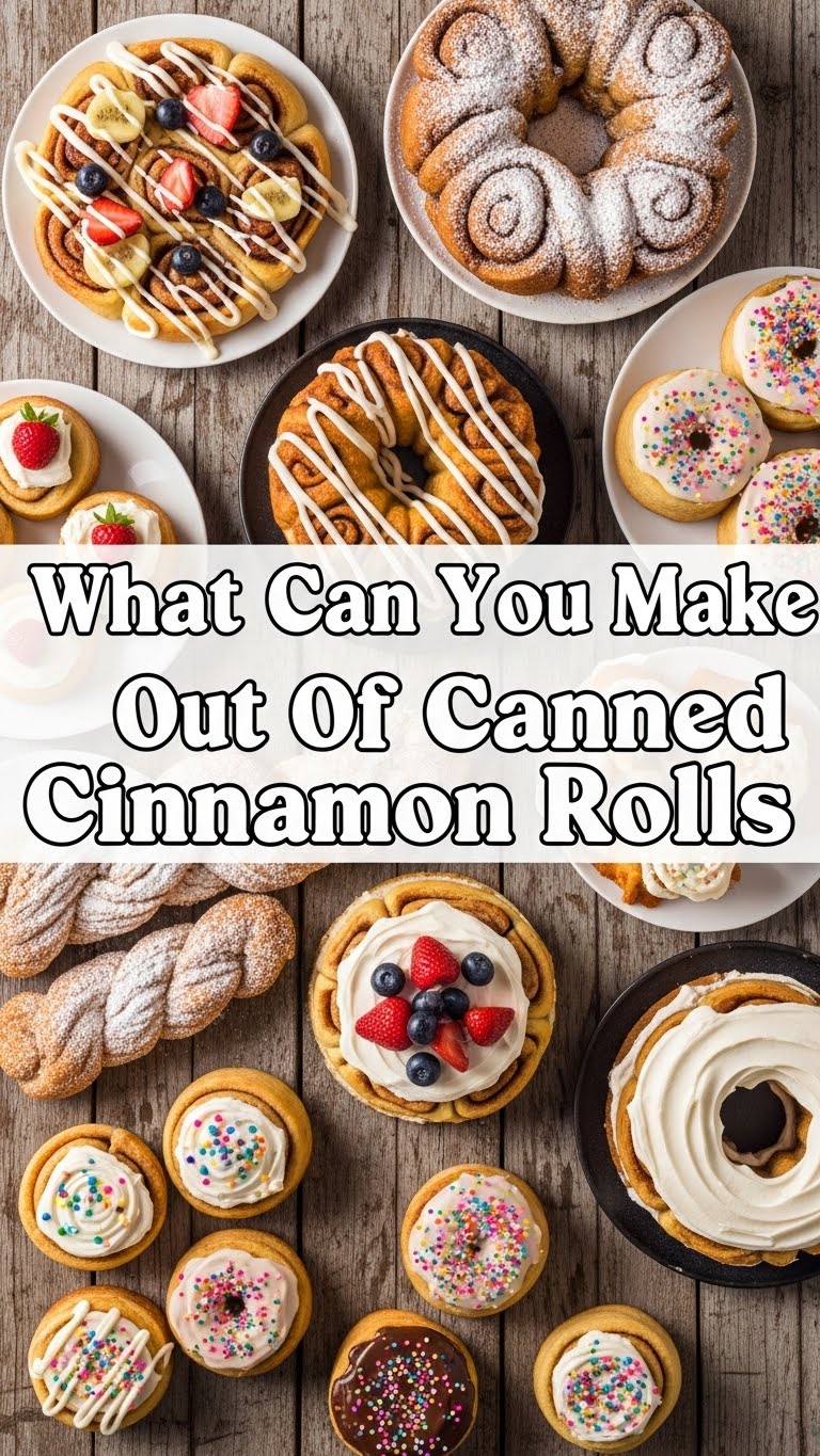 What Can You Make Out Of Canned Cinnamon Rolls