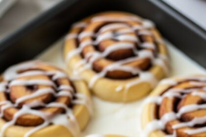 Overnight Sourdough Cinnamon Rolls