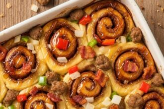 Breakfast Casserole With Pillsbury Cinnamon Rolls