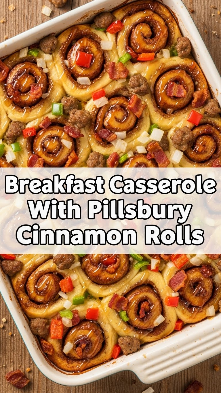 Breakfast Casserole With Pillsbury Cinnamon Rolls