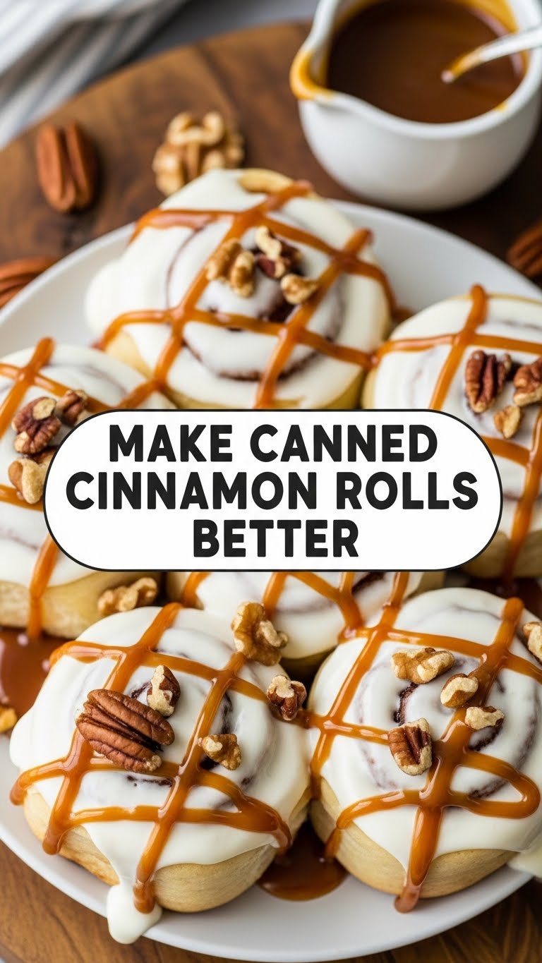 Make Canned Cinnamon Rolls Better
