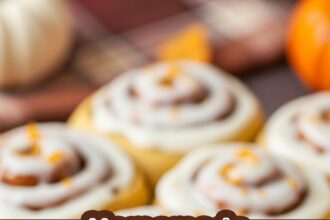 Homemade Pumpkin Cinnamon Rolls