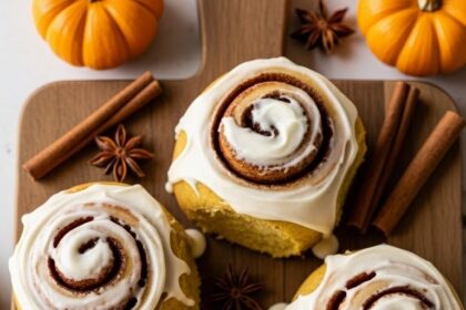 Pumpkin Cinnamon Rolls Sally