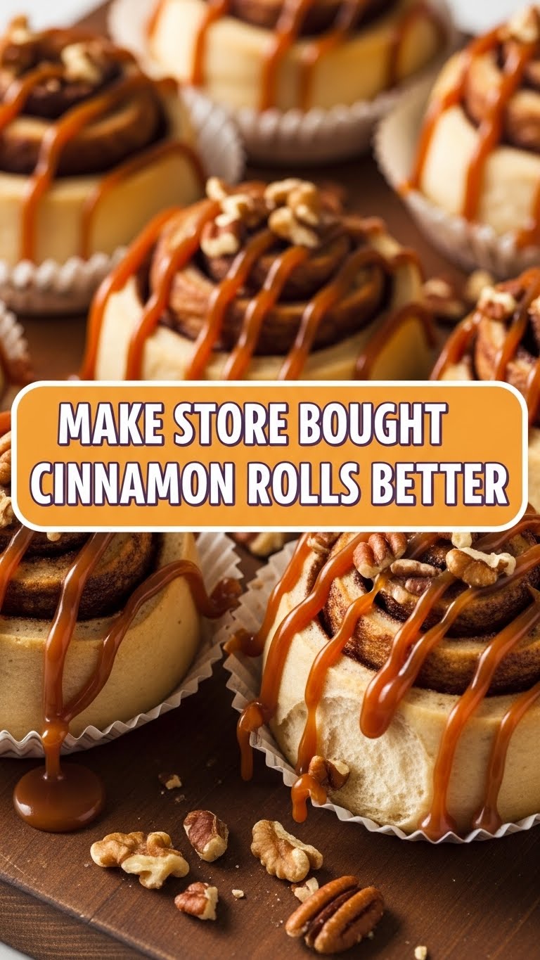 Make Store Bought Cinnamon Rolls Better