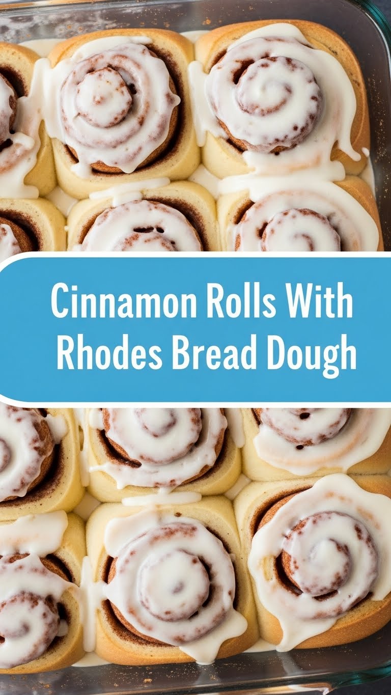 Cinnamon Rolls With Rhodes Bread Dough