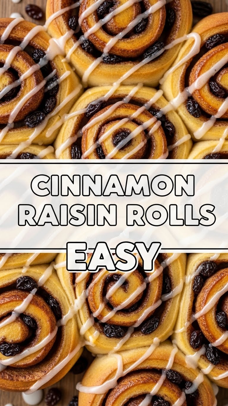 Cinnamon Raisin Rolls Easy