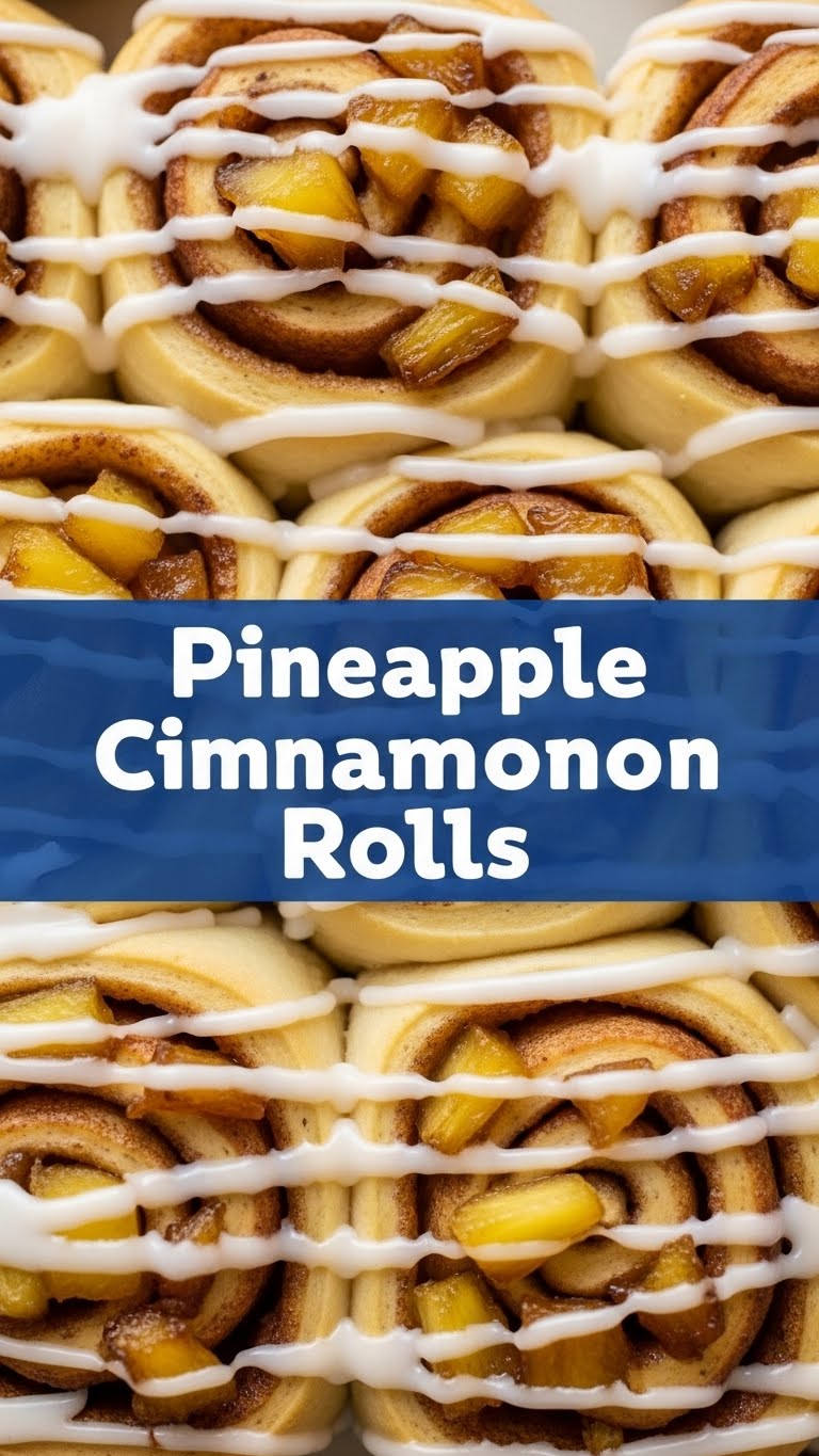 Pineapple Cinnamon Rolls