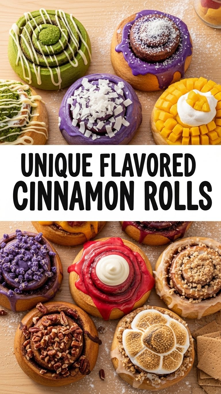 Unique Flavored Cinnamon Rolls