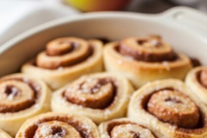 Apple Cobbler With Cinnamon Rolls